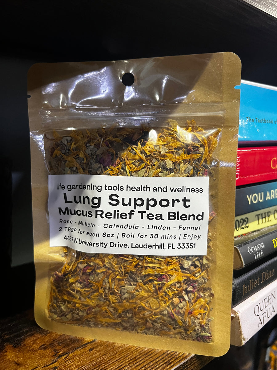 Lung Support Mucus Relief Tea Blend Life Gardening Tools LLC