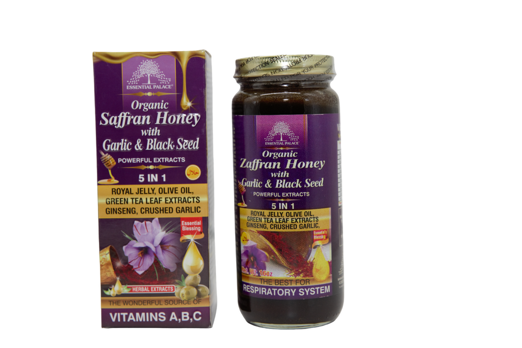 Organic Zaffran Honey With Garlic