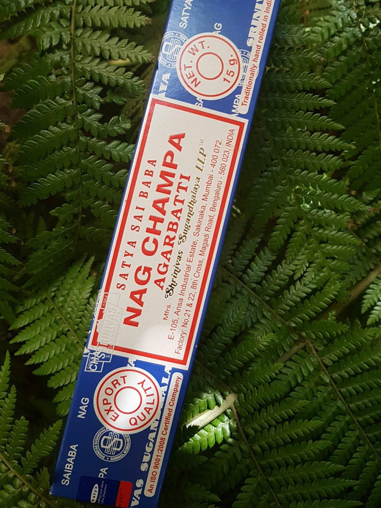 Satya Nag Champa Incense - 15 Gram Pack (12 sticks) - Life Gardening Tools LLC